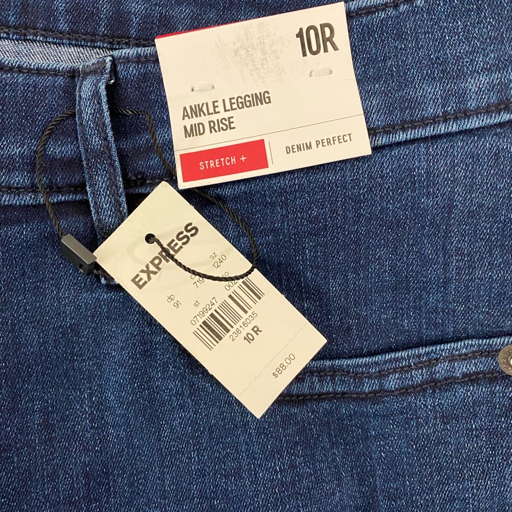 Express Ankle Legging Mid Rise - Denim Perfect